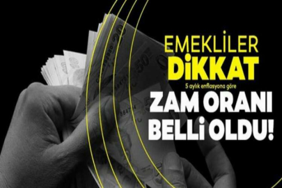 Enflasyon rakamı açıklandı memur ve emekli maaş zammı belli oldu!