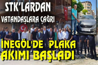 İnegöl'de 82 plaka akımı başladı