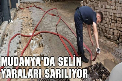 Mudanya’da selin yaraları sarılıyor