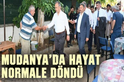 Mudanya’da hayat normale döndü