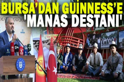 Bursa’dan Guinness’e 'Manas Destanı'