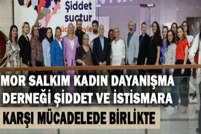 Mor Salkım Kadın Dayanışma Derneği şiddet ve istismara karşı mücadelede birlikte, ele ele