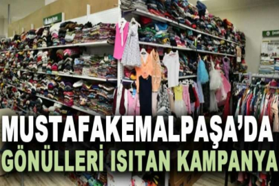 Mustafakemalpaşa’da gönülleri ısıtan kampanya