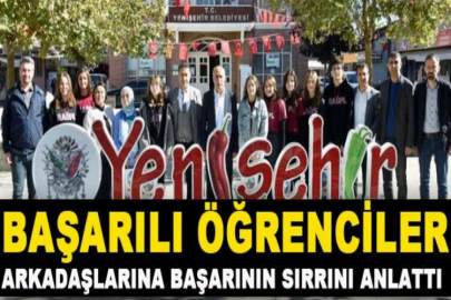 Başarılı öğrenciler arkadaşlarına başarının sırrını anlattı