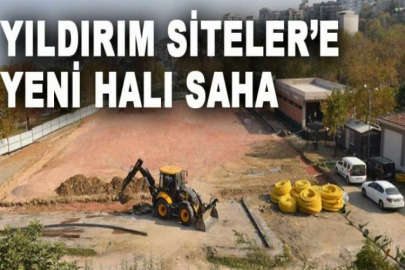 Yıldırım Siteler’e yeni halı saha