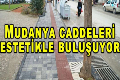Mudanya caddeleri estetikle buluşuyor