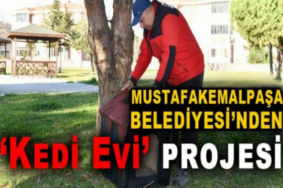 Mustafakemalpaşa Belediyesi’nden ‘Kedi Evi’ projesi