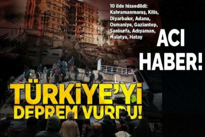 Kahramanmaraş ve Gaziantep'teki korkutan deprem sonrası Adana, Hatay, Diyarbakır'da yıkılan binalar var! Deprem görüntüleri ortaya çıktı, ölü ve yaralı sayısı artıyor