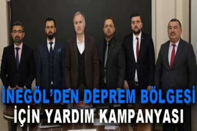 İnegöl’den deprem bölgesi için yardım kampanyası