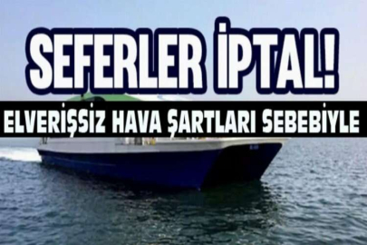 BUDO'nun seferleri iptal edildi