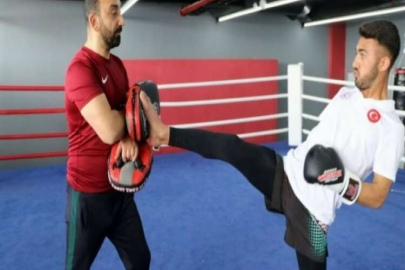 Depremzede sporcu seçmelere hazırlanıyor