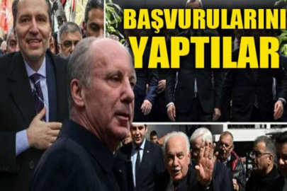 İnce, Perinçek, Oğan ve Erbakan cumhurbaşkanlığı adaylığı için YSK'ye başvurdu