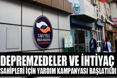 Depremzedeler ve ihtiyaç sahipleri için yardım kampanyası başlatıldı