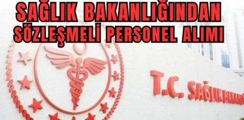Sağlık Bakanlığından personel alımı