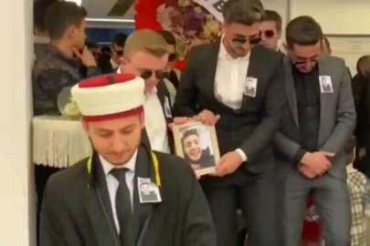 Damat ve geline düğünde cenaze merasimi şakasını böyle yaptılar.Siyah...