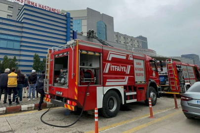 Hastanede korkutan yangın
