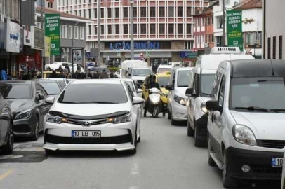 O ilde trafiğe kayıtlı araç 555 bin oldu