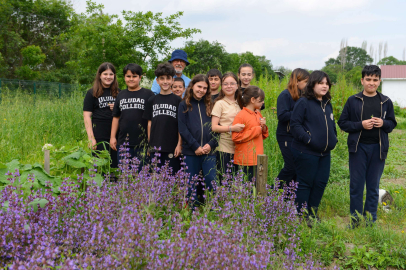 Bursa Nilüfer'de dersler Kent Bostanları'nda işleniyor
