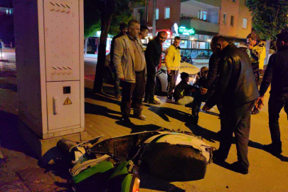 Bursa'da otomobil bisiklete çarptı!1 kişi yaralandı