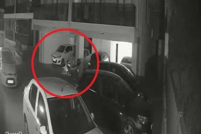 Bursa’da pervasız hırsız motosiklet çaldı! Kameralara aldırmadı