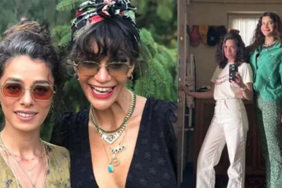 Özge Özpirinçci, Berrak Tüzüntaç'la boy farkını ti'ye aldı