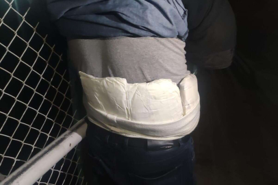 Belindeki korseden uyuşturucu çıktı