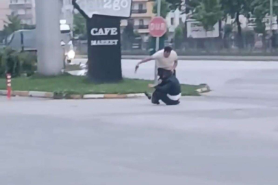 Bursa’da silahlı kavga!Polisin kovalama anları böyle görüntülendi