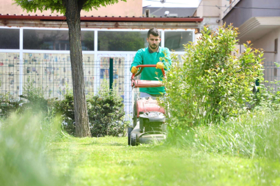 Bursa İnegöl yeşil alanlarıyla yaza hazır!Sahaya indiler