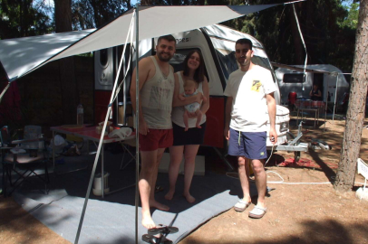 Kuzey Ege’de çadır ve karavan kampları doldu