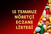 Bursa'da bugünkü 15 Temmuz 2023 nöbetçi eczaneler…
