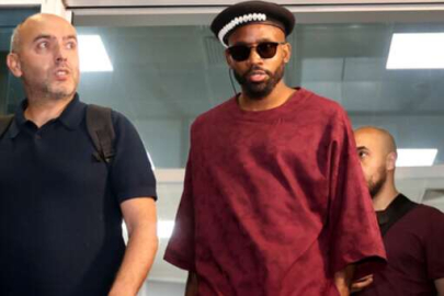 Galatasaray'ın yeni transferi Cedric Bakambu, İstanbul'da