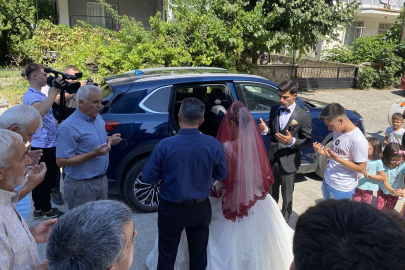 Gemlik rengi Togg Kula’da gelin arabası oldu