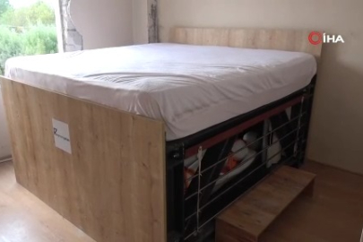 Proje için yıkılan bina toz bulutuna döndü