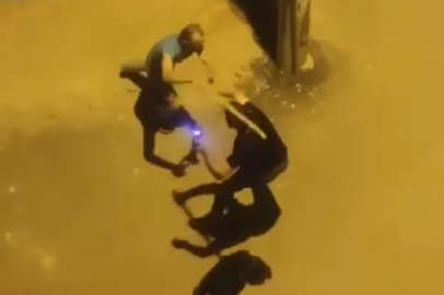 Yürekleri ağıza getiren olay! Elektroşoklu kavga!