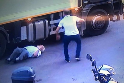 Karabük'te yaşlı adamın üzerinden çöp kamyonu geçti!