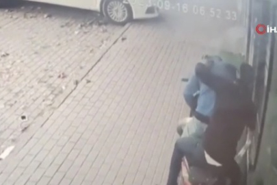 Nalburun önünden tel çalan şüpheliler kameraya yakalandı