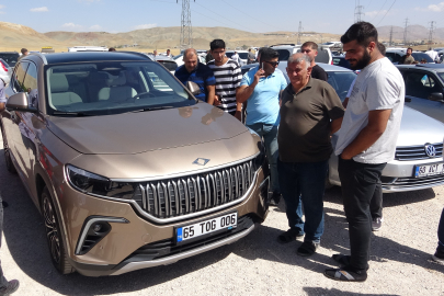 Togg’u açık oto pazarında görenler gözlerine inanamadı