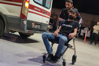 Balkonda patlama! Kanlar içinde kaldı