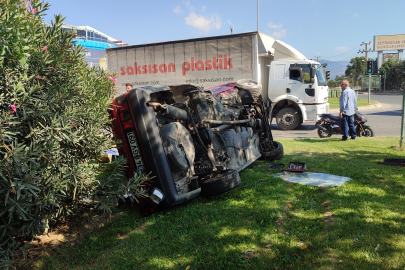 Mucize kurtuluş olayı! Takla atıp hurdaya dönen araçtan çıktı nasıl mı?