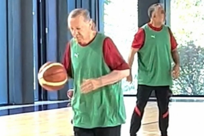 Cumhurbaşkanı Recep Tayyip Erdoğan'ın basketbol performansı