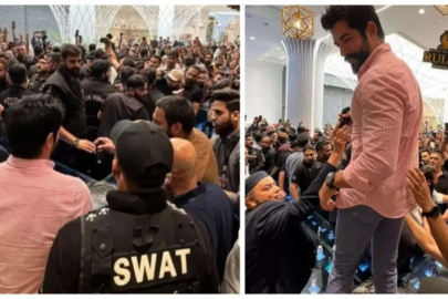 Pakistan'da Burak Özçivit izdihamı