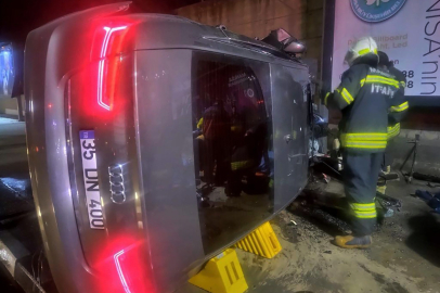 Kontrolden çıkan otomobil devrildi: 1 ölü