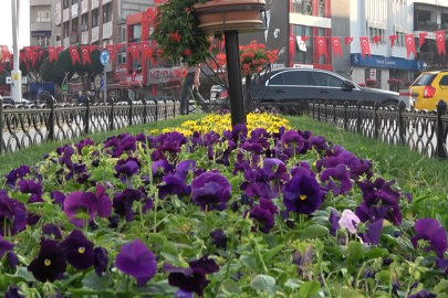 Orada park ve bahçeleri öğrencilerin ürettiği çiçekler süsleyecek