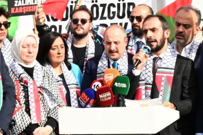 AK Gençlik'ten Filistin’e tam destek  yürüyüşü