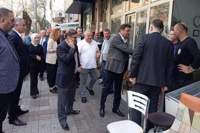 MHP İl Başkanı Muhammet Tekin esnafı ziyaret etti