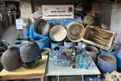 Hatay'da 275 litre kaçak rakı ele geçirildi