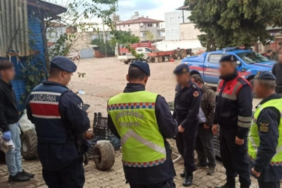 Jandarmadan tescilsiz ve çalıntı motosikletlere sıkı denetimi