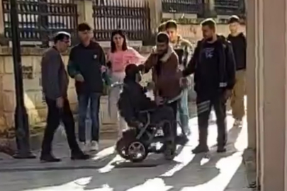 Bedensel engelli vatandaş darp edildi