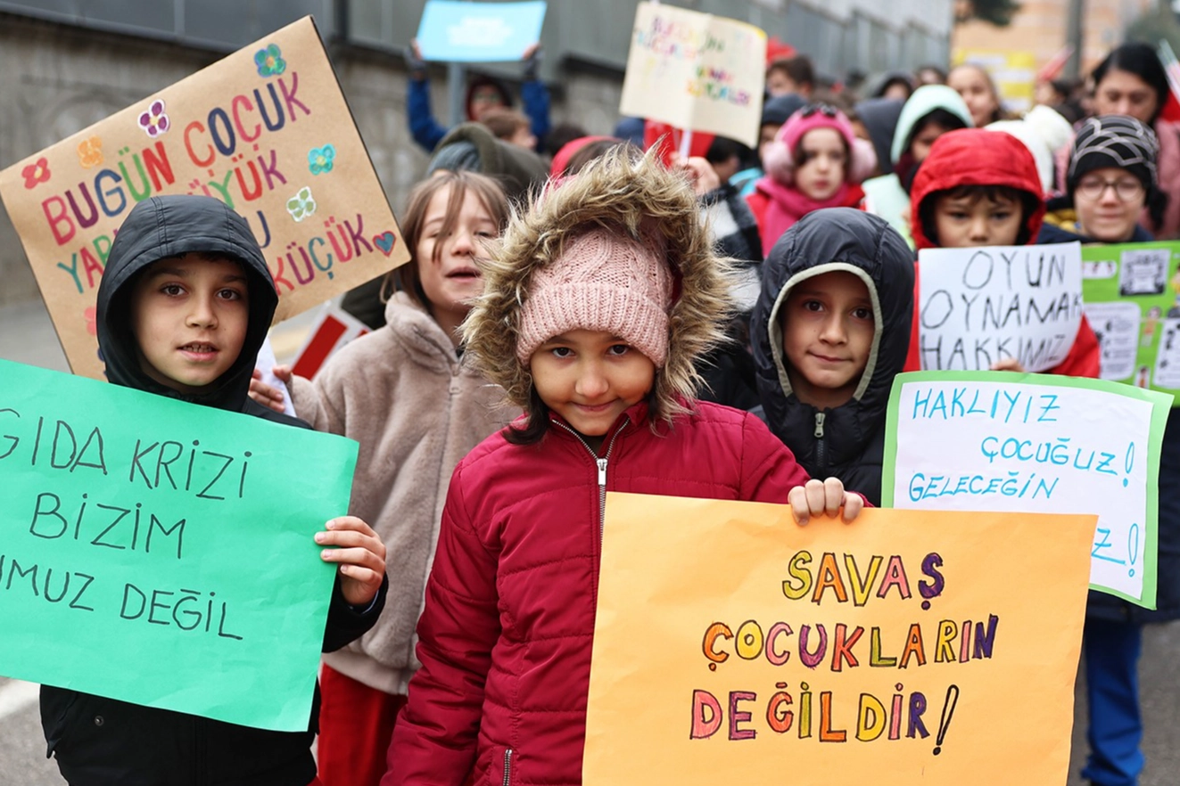 Nilüfer’de söz çocukların