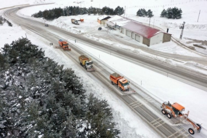 Erzincan'da kardan 48 köy yolu ulaşıma kapandı